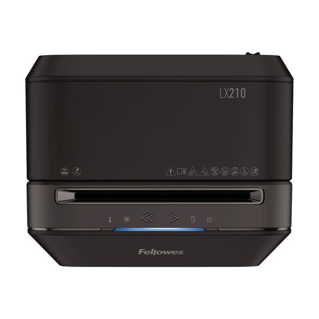 FELLOWES Powershred LX210 Black Shredder Mini Cut 230V EU/UK 1