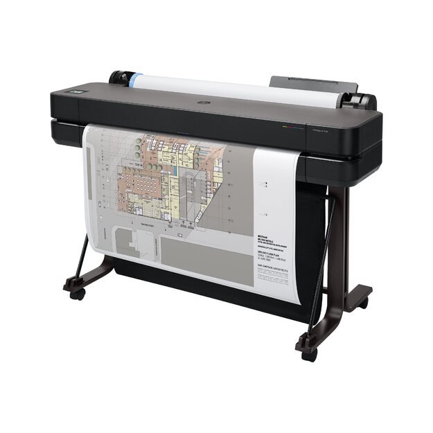 HP DesignJet T630 36inch LFP 2025 Colour Ink-Jet A0 ANSI D Roll 91.4cmx45.7 m 2400x1200dpi 0.5 min/page USB LAN Wi-Fi 8