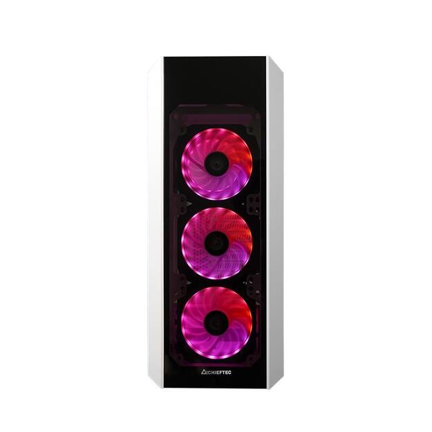 Case|CHIEFTEC|ATX/micro ATX/Mini-ITX|White|Midi Tower|PC|GL-03W-OP 2