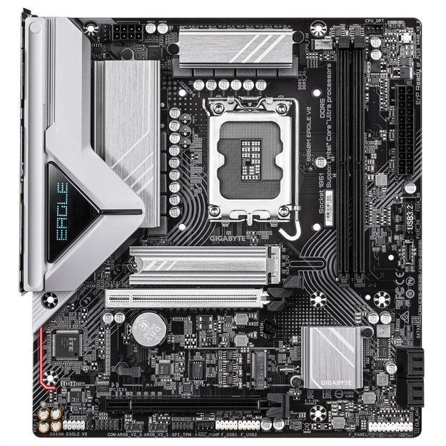 Mainboard|GIGABYTE|Intel B860 Express|LGA1851|Micro-ATX|Memory DDR5|Memory slots 2|B860MEAGLEV2