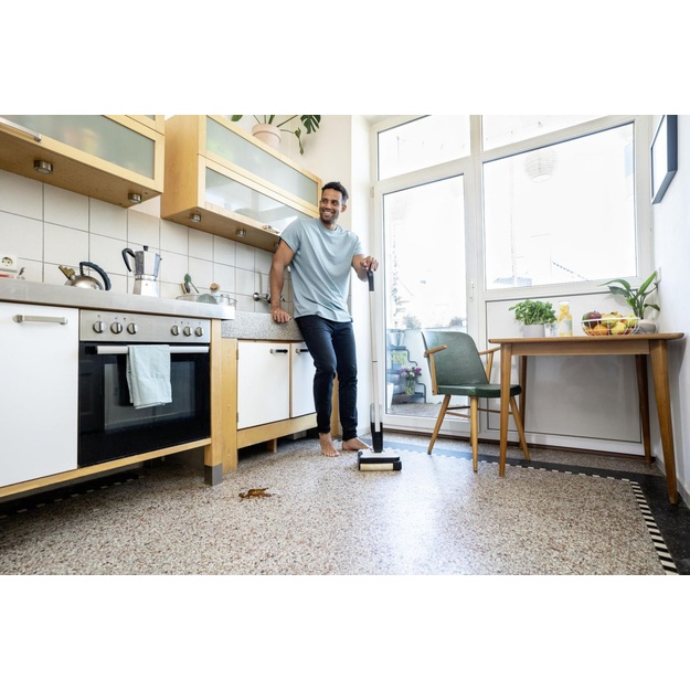 Vacuum Cleaner|KARCHER|dry&wet|Electric broom|Grey/White/Black|Bagless|Battery| 2.3 kg|1.056-200.0