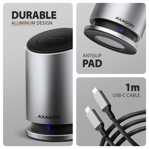 I/O HUB USB-C 9IN1 WRL/0.6M HMC-WL9 AXAGON