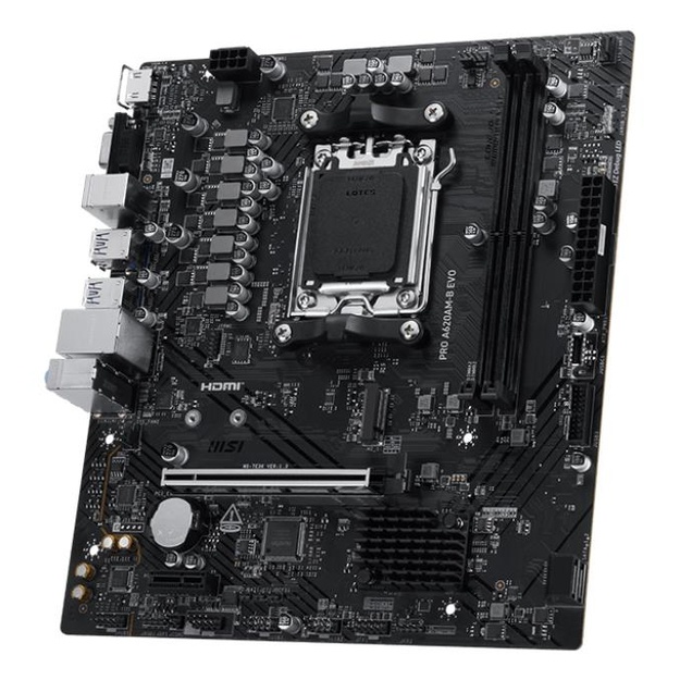 MSI PRO A620AM-B EVO AM5 DDR5 mATX HDMI MB