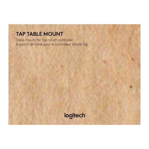 LOGITECH Tap Table Mount Video conferencing controller mounting kit for Room Solution Base Bundle Huddle Large Tap 3