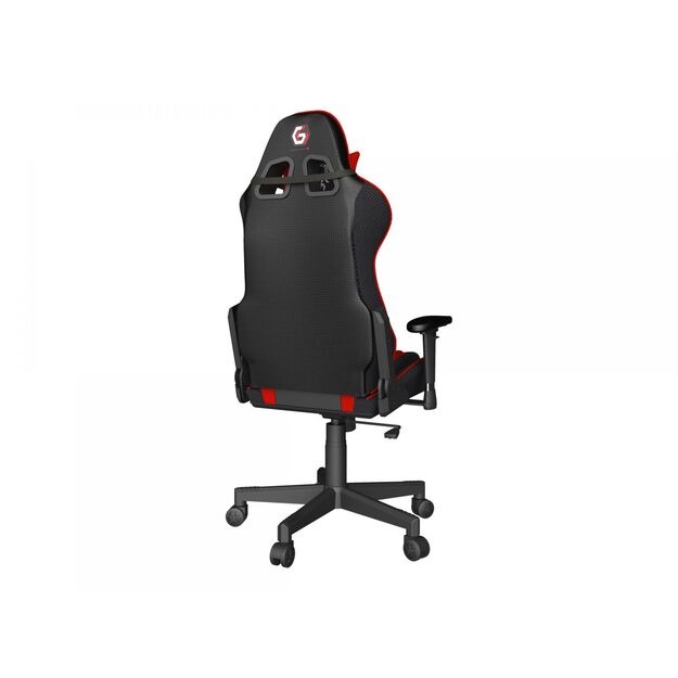 GEMBIRD Gaming chair SCORPION black/red mesh