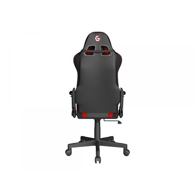GEMBIRD Gaming chair SCORPION black/red mesh 4