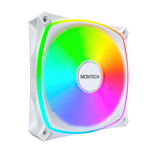 CASE FAN 120MM/RX120 PRO WHITE 3 IN 1 MONTECH