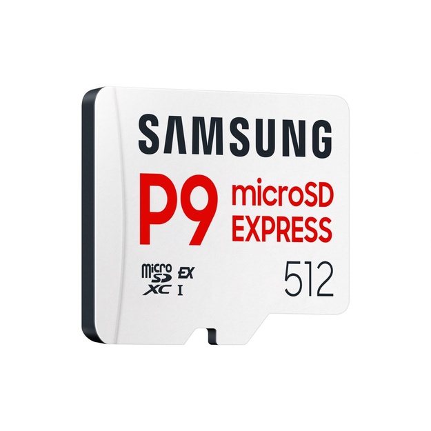 SAMSUNG P9 Express microSD Express Card 512GB 4K UHD NVMe 1.3 800 MB/s Read 310 MB/s Write Memory card for Nintendo Switch 2