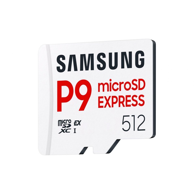 SAMSUNG P9 Express microSD Express Card 512GB 4K UHD NVMe 1.3 800 MB/s Read 310 MB/s Write Memory card for Nintendo Switch 2