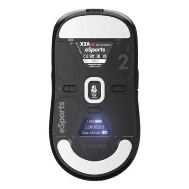 MOUSE USB OPTICAL WRL X2A/ES SIZE2 BLACK PX2AES21 PULSAR