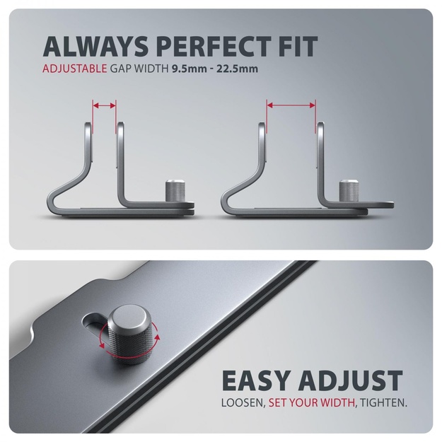 NB ACC STAND 10 -17.3 /VERT. ALUMINUM STND-VG AXAGON