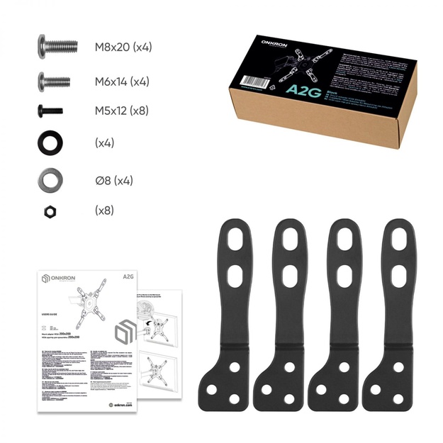 TV SET ACC VESA ADAPTER/A2G-B ONKRON