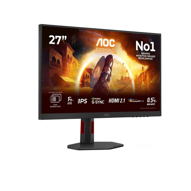 LCD Monitor|AOC|27  |3840 x 2160 pixels|4K Ultra HD|Native aspect ratio 16:9|LED|Flat|U27G4R