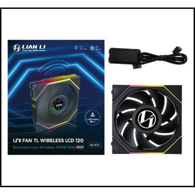 CASE FAN 120MM WRL/G99.12TLLCD1W1B.00 LIAN LI