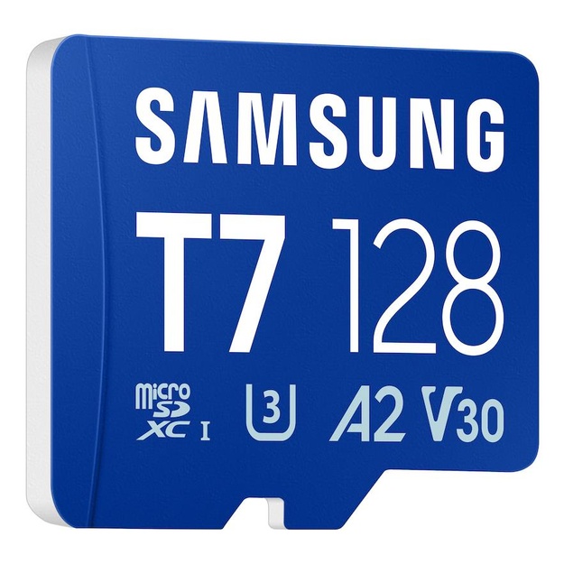 SAMSUNG T7 microSD Memory Card 128GB for Smartphones Tablets and Handheld Consoles up to 170MB/s Read