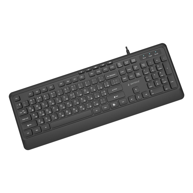 KEYBOARD MULTIMEDIA USB CYRILL/BLACK KB-MCH-05-CYRL GEMBIRD