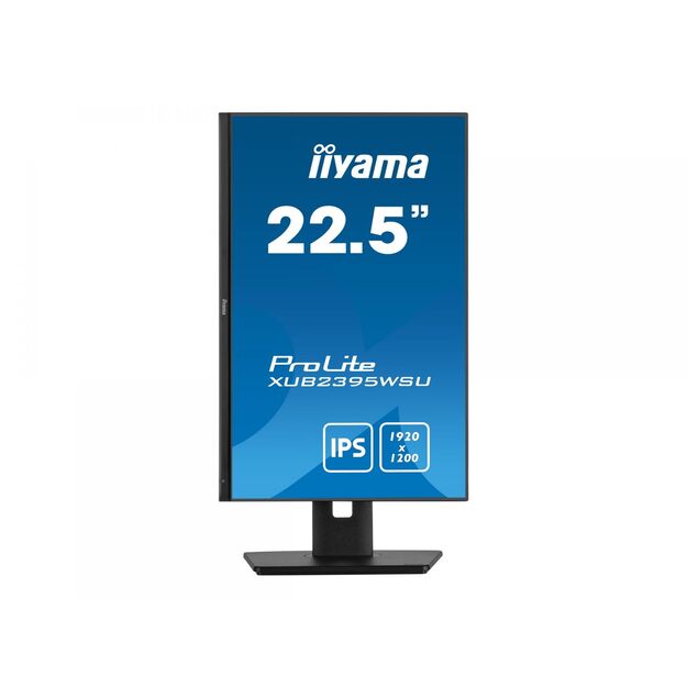 IIYAMA XUB2395WSU-B5 22.5inch ETE IPS 1920x1200 IPS 250cd/m2 4ms Stand VGA HDMI DP Speakers 15cm Height Adj. (P)