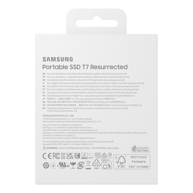 External SSD|SAMSUNG|Read speed 1050 MB/s|Write speed 1000 MB/s|1000 GB|MU-PD1T0G/WW