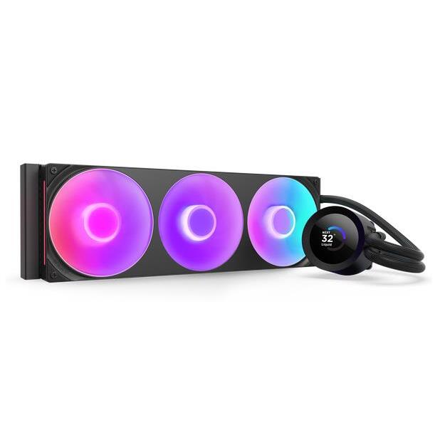 NZXT water cooling Kraken Plus 360 RGB LCD black