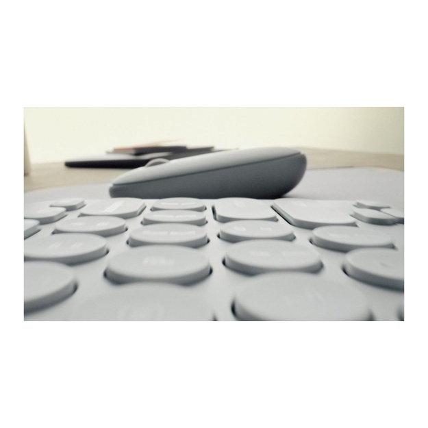 KEYBOARD +MOUSE COMBO PEBBLE 2/WHITE 920-012240 LOGITECH
