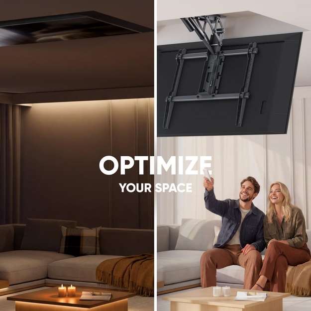 TV SET ACC CEILING MOUNT/50-75  BLACK N3LE-B ONKRON