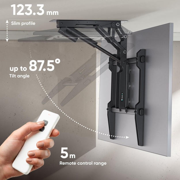 TV SET ACC CEILING MOUNT/50-75  BLACK N3LE-B ONKRON