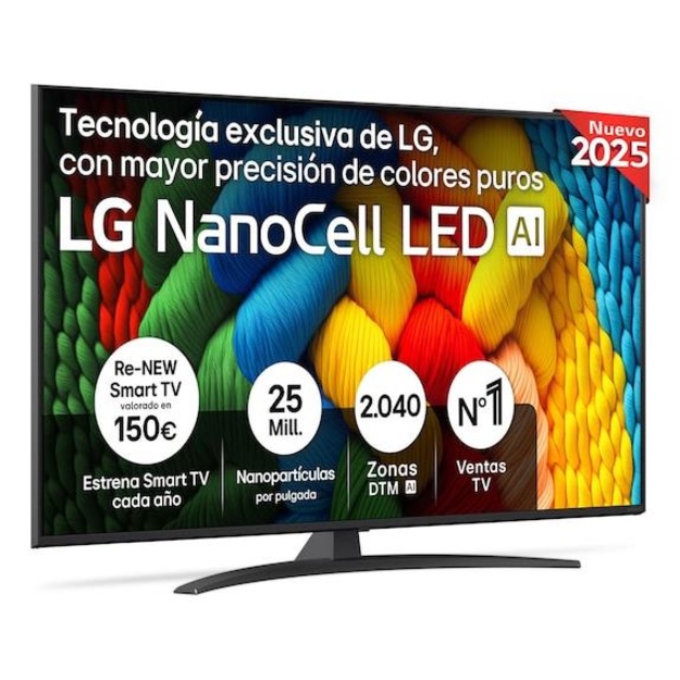 TV Set|LG|55  |4K Ultra HD|3840 x 2160 pixels|Flat|16:9|NanoCell|55NANO81A6A