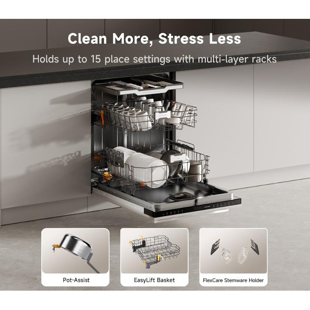 DISHWASHER BUILT-IN DZ60 PRO/DN15-DQ86Z6P01EUA DREAME