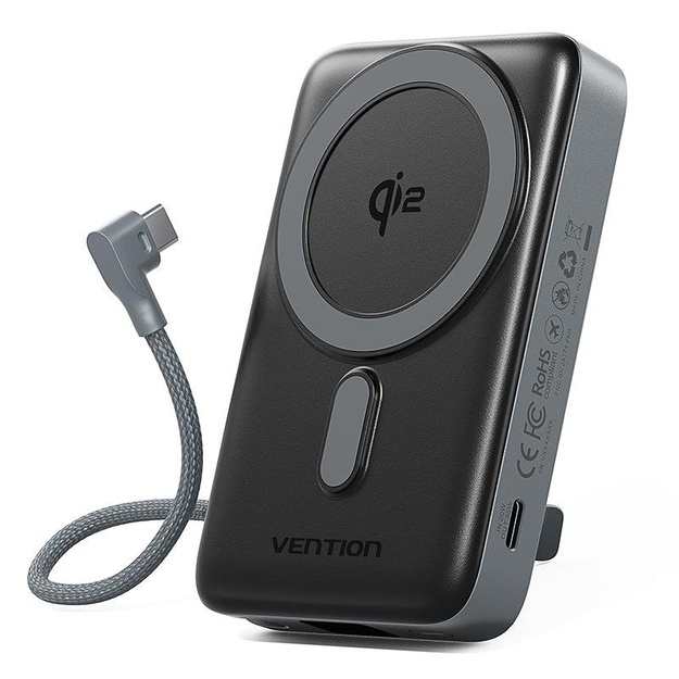 POWER BANK WRL 10000MAH 35W/GREY FKHH0 VENTION