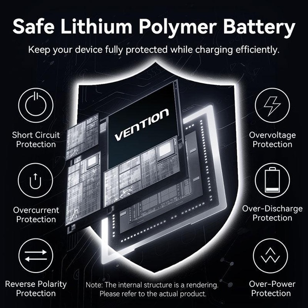 POWER BANK WRL 10000MAH 35W/GREY FKHH0 VENTION