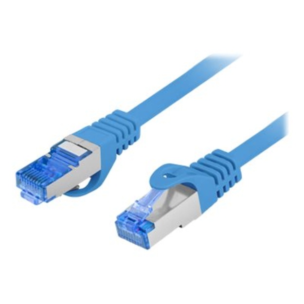 LANBERG patchcord cat.6A FTP LSZH CCA 10m blue