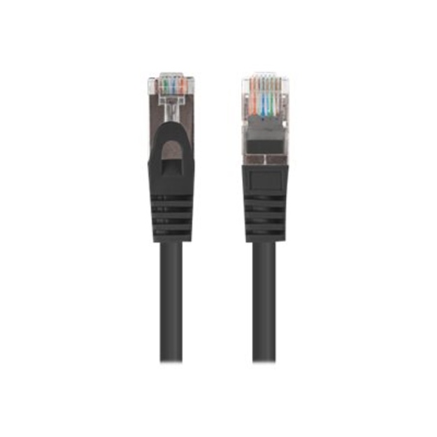 LANBERG Patchcord Cat.6 FTP 1m black 10-pack