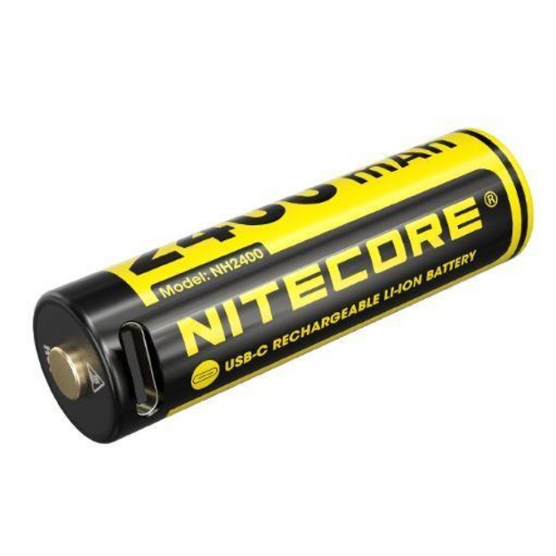 BATTERY RECH. LI-ION AA 1.5V/NH2400 2PCS NITECORE