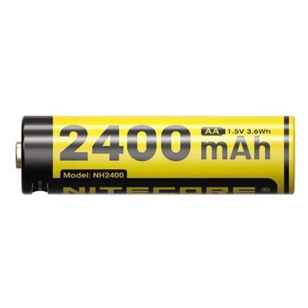 BATTERY RECH. LI-ION AA 1.5V/NH2400 2PCS NITECORE