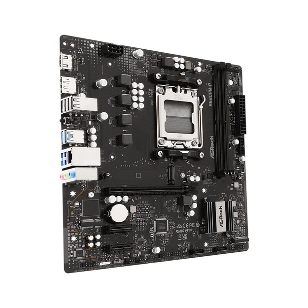 Mainboard|ASROCK|AMD A620A|Socket AM5|micro ATX|RAM DDR5-SDRAM|2xSlots|1xNumber of M.2 (M) slots|A620AM-P