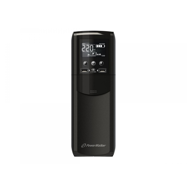 POWERWALKER VI 600 CSW FR UPS Line-Interactive CSW 600VA 4x FR RJ11 / RJ45 in/out USB LCD