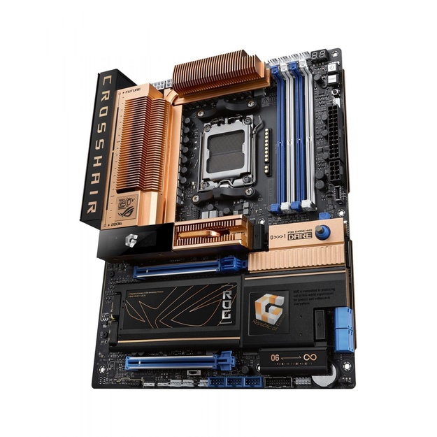 Mainboard|ASUS|AMD X870E|Socket AM5|ATX|RAM DDR5-SDRAM|4xSlots|Wi-Fi Yes|Bluetooth Yes|5xNumber of M.2 (M) slots|ROGCROSSHAIR2006