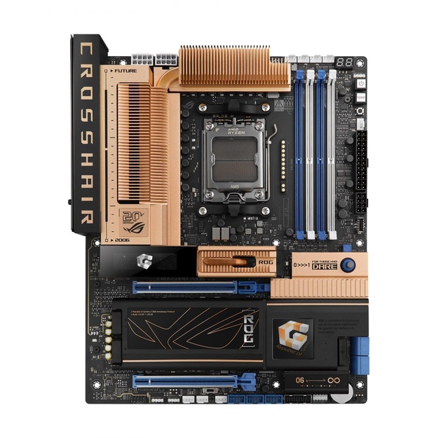 Mainboard|ASUS|AMD X870E|Socket AM5|ATX|RAM DDR5-SDRAM|4xSlots|Wi-Fi Yes|Bluetooth Yes|5xNumber of M.2 (M) slots|ROGCROSSHAIR2006
