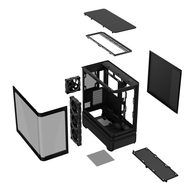 Case|ASUS|ATX/micro ATX/Mini-ITX|Black|PC|PRIME AP304 TG ARGB BLACK|90DC0110-B19000