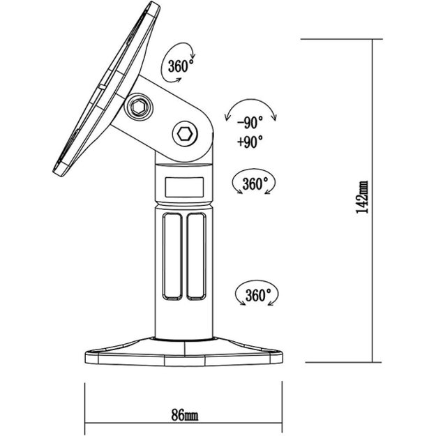Speaker Accessory|NEWSTAR|SPEAKER-W100|White|SPEAKER-W100