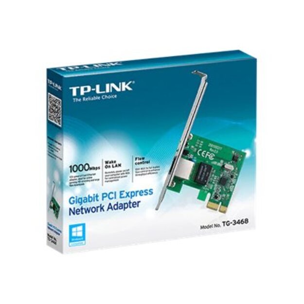 Tinklo plokštė PCIE 1GB TG-3468 TP-LINK