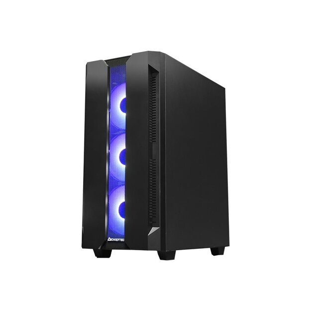 Kompiuterio korpusas |CHIEFTEC|HUNTER|MidiTower|ATX|MiniITX|Colour Black|GS-01B-OP