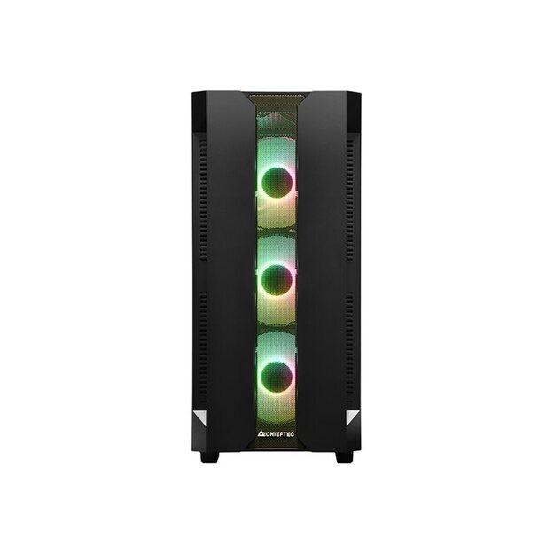 Kompiuterio korpusas |CHIEFTEC|HUNTER|MidiTower|ATX|MiniITX|Colour Black|GS-01B-OP