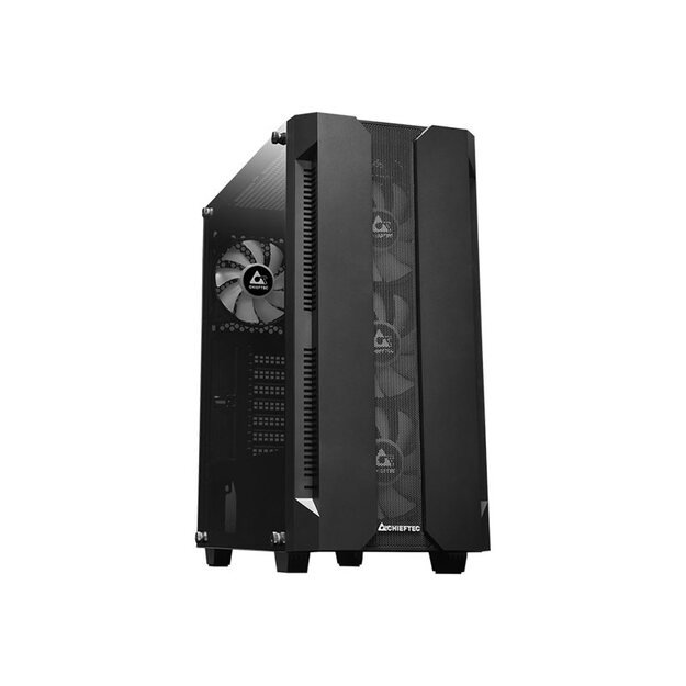 Kompiuterio korpusas |CHIEFTEC|HUNTER|MidiTower|ATX|MiniITX|Colour Black|GS-01B-OP