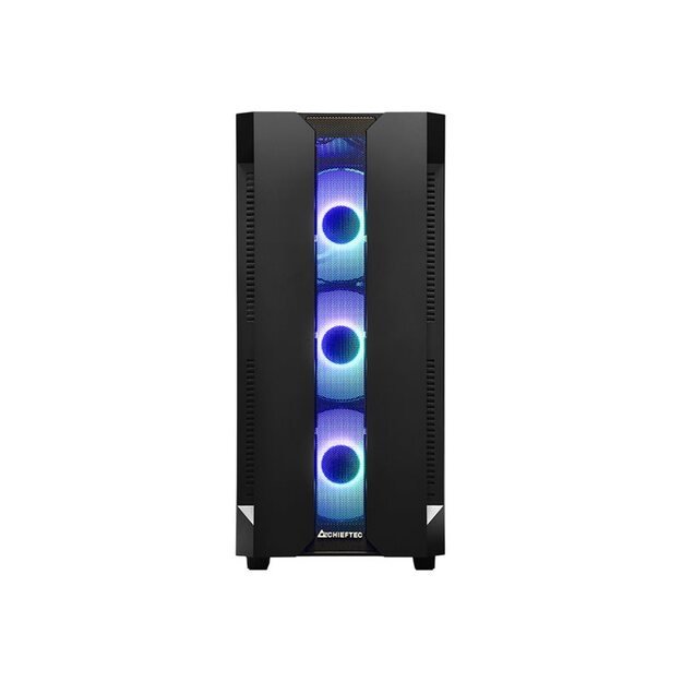 Kompiuterio korpusas |CHIEFTEC|HUNTER|MidiTower|ATX|MiniITX|Colour Black|GS-01B-OP