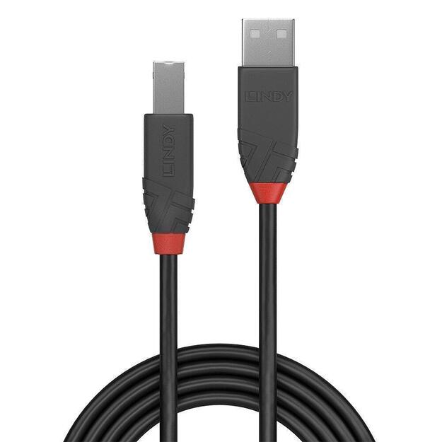 CABLE USB2 A-B 2M/ANTHRA 36673 LINDY 1