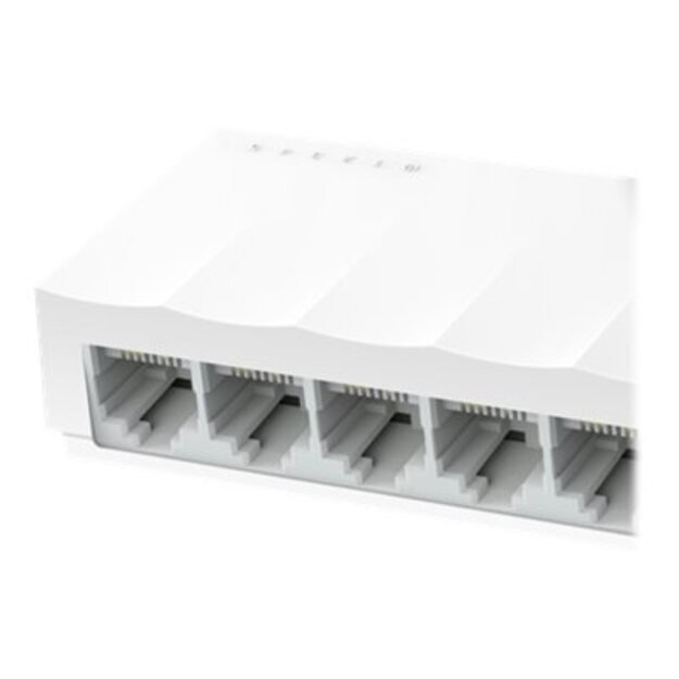 Komutatorius TP-LINK LiteWave 5-Port 10 100M Desktop 5 10 100M RJ45 Ports Plastic Case