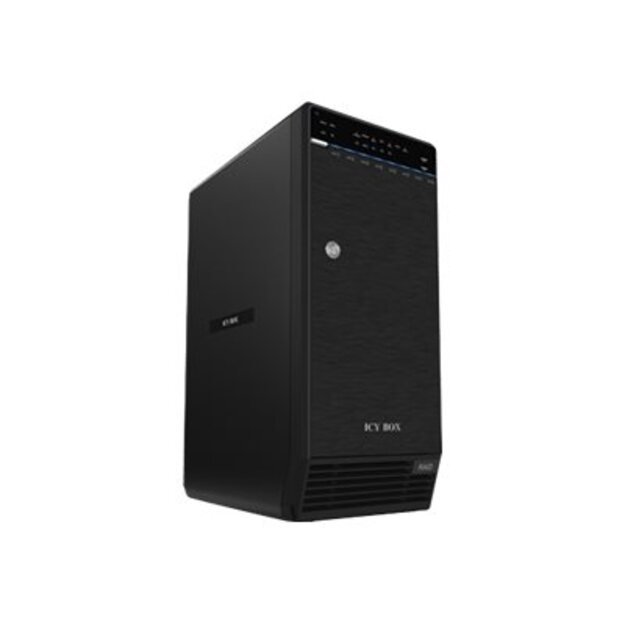 ICYBOX IB-3680SU3 IcyBox External 3,5 HDD 8-bay Case SATA I/II/III, USB 3.0, eSATA, JBOD, Black