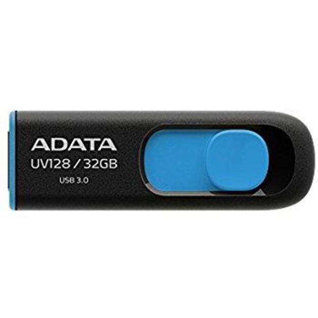 USB raktas ADATA 32GB USB Stick UV128 USB 3.0 black/blue