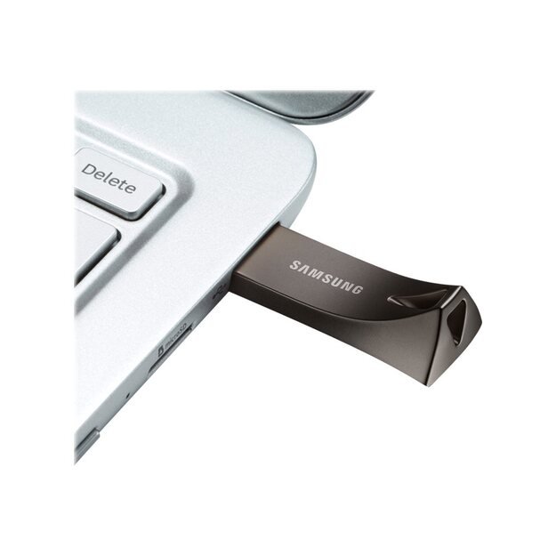 USB raktas SAMSUNG BAR PLUS 256GB USB 3.1 Titan Gray 23